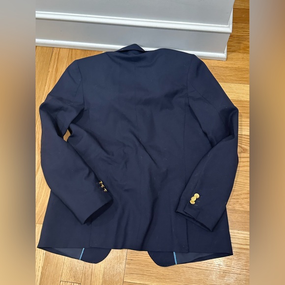 Vineyard Vines Wool Navy Blazer with Gold Buttons - Picture 3 of 9